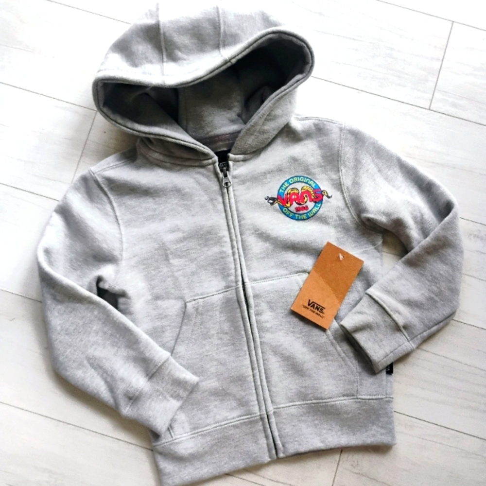 VANS NEW Snake Style Zip Up Hoodie Jacket
